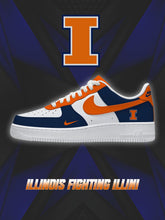Illinois College Custom Sneakers