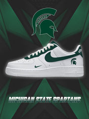 Michigan State College Custom Sneakers