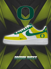 Oregon College Custom Sneakers