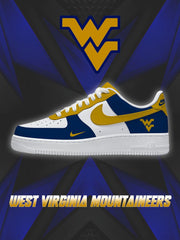West Virginia College Custom Sneakers