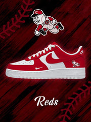 Cincinnati Baseball Custom Sneakers