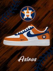 Houston Baseball Custom Sneakers
