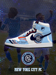 New York City V.1 Custom High-Top Sneakers