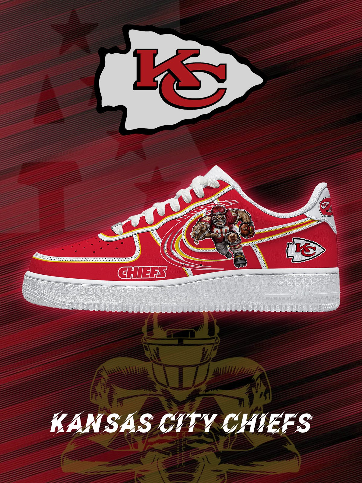 Kansas City Football V.2 Custom Sneakers