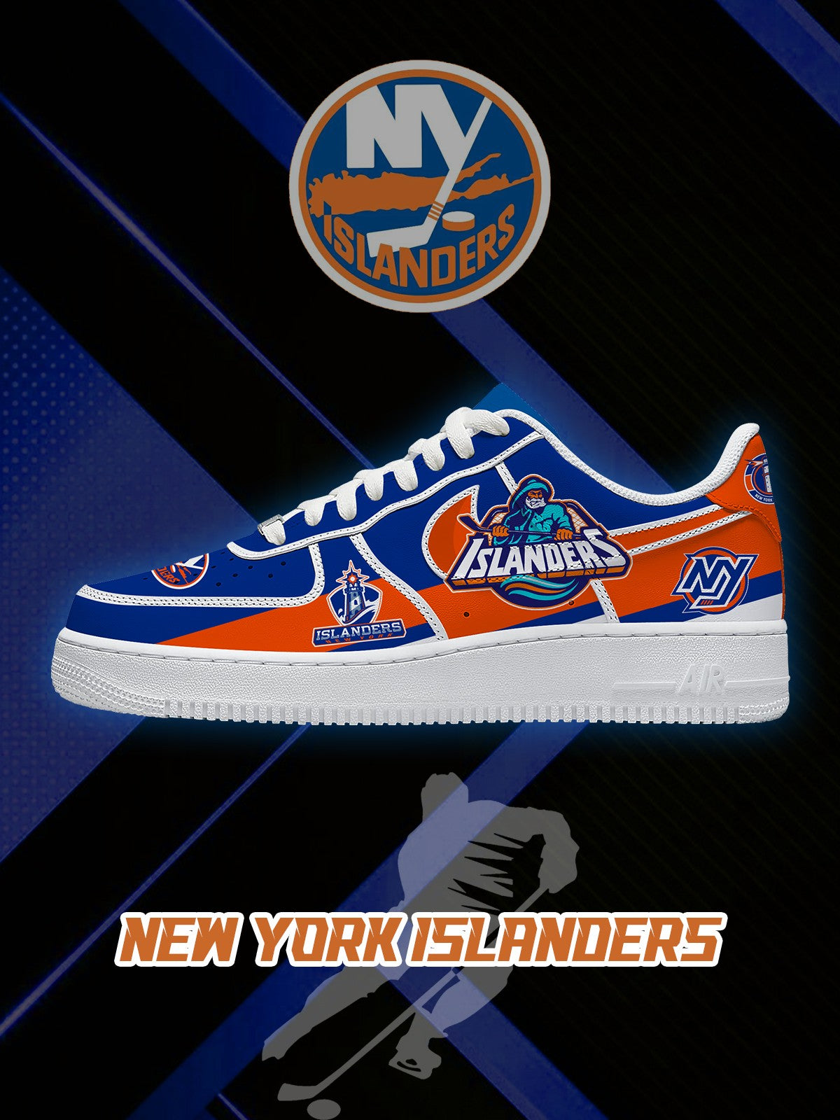 NYI Hockey V.2 Custom Sneakers