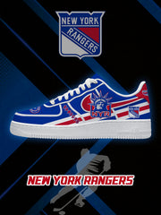 NYR Hockey V.2 Custom Sneakers