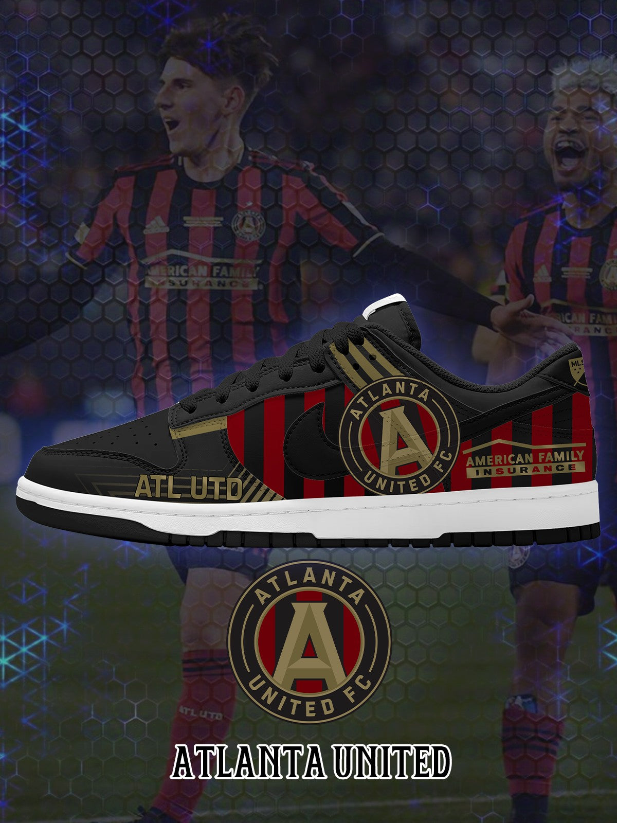 Atlanta V.1 Custom Court-Low Sneakers