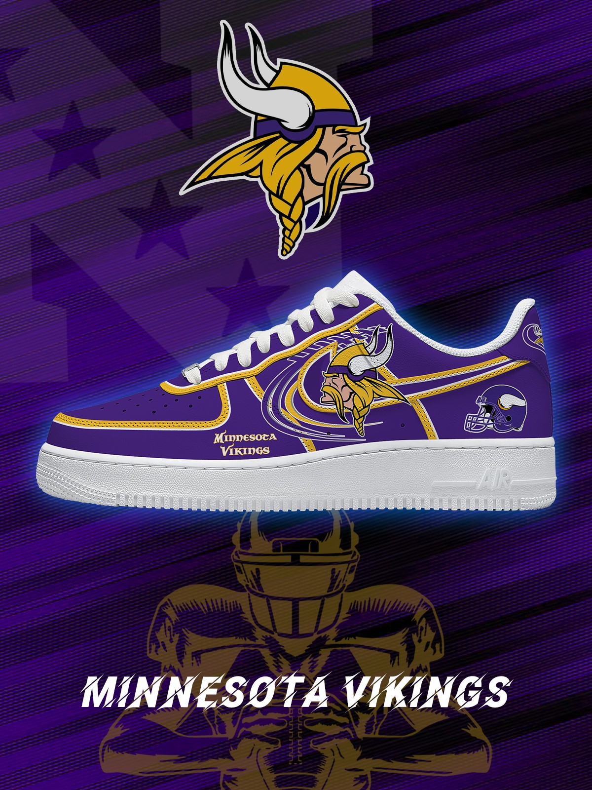 Minnesota Football V.2 Custom Sneakers