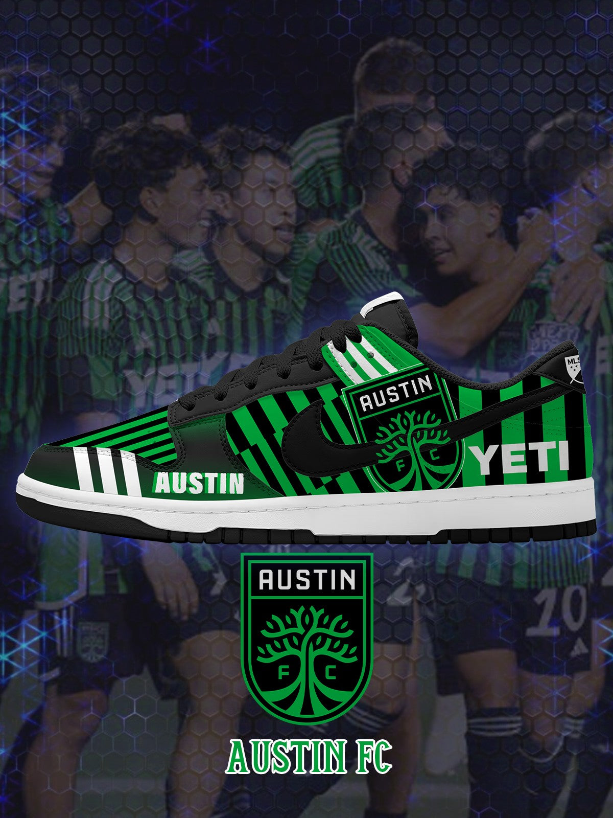 Austin V.1 Custom Court-Low Sneakers
