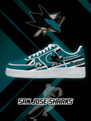 San Jose Hockey V.2 Custom Sneakers
