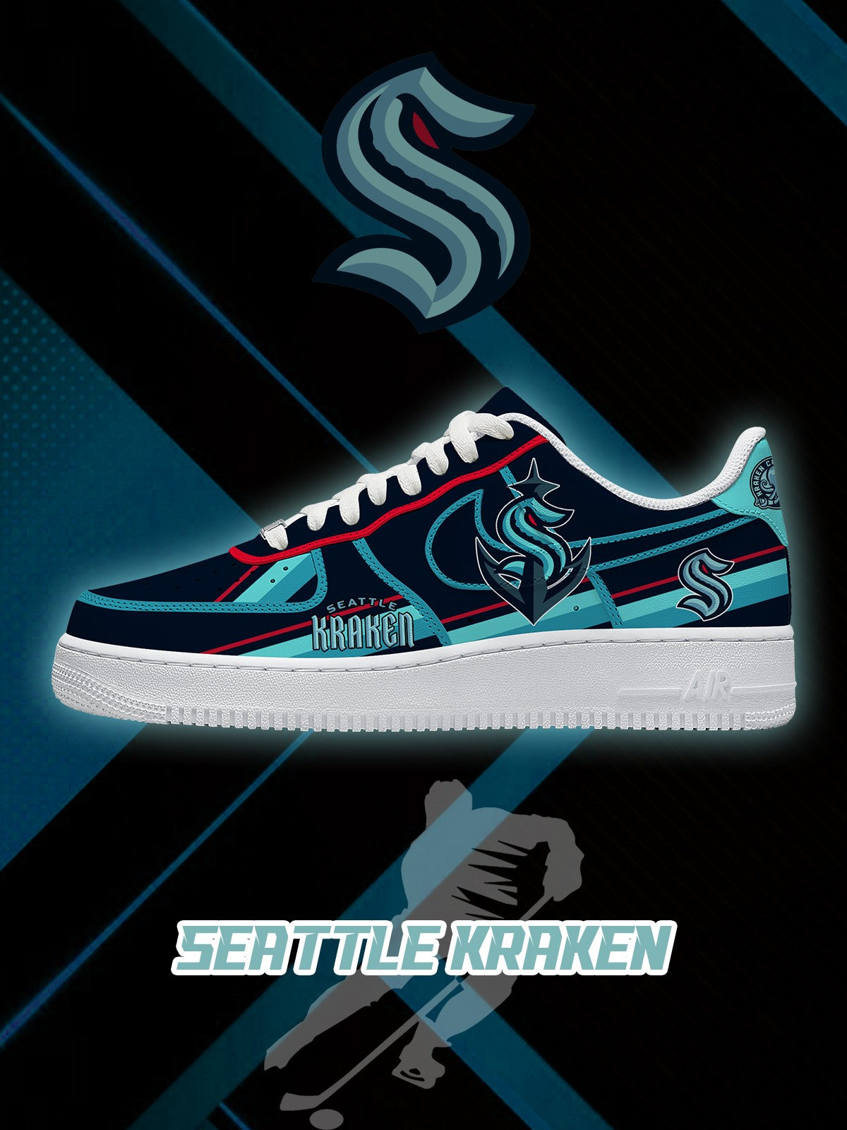Seattle Hockey V.2 Custom Sneakers