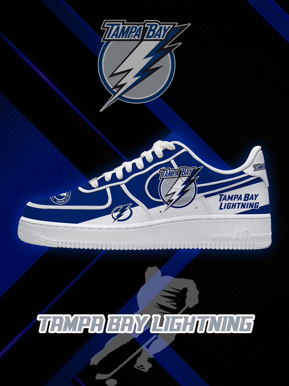 Tampa Bay Hockey V.2 Custom Sneakers