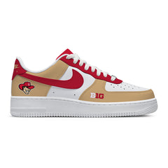 Nebraska College Custom Sneakers