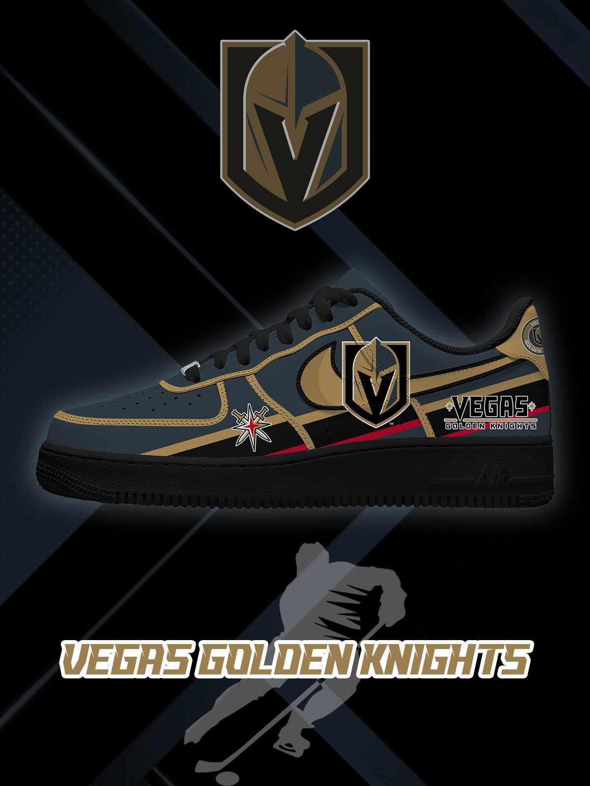 Vegas Hockey V.2 Custom Sneakers