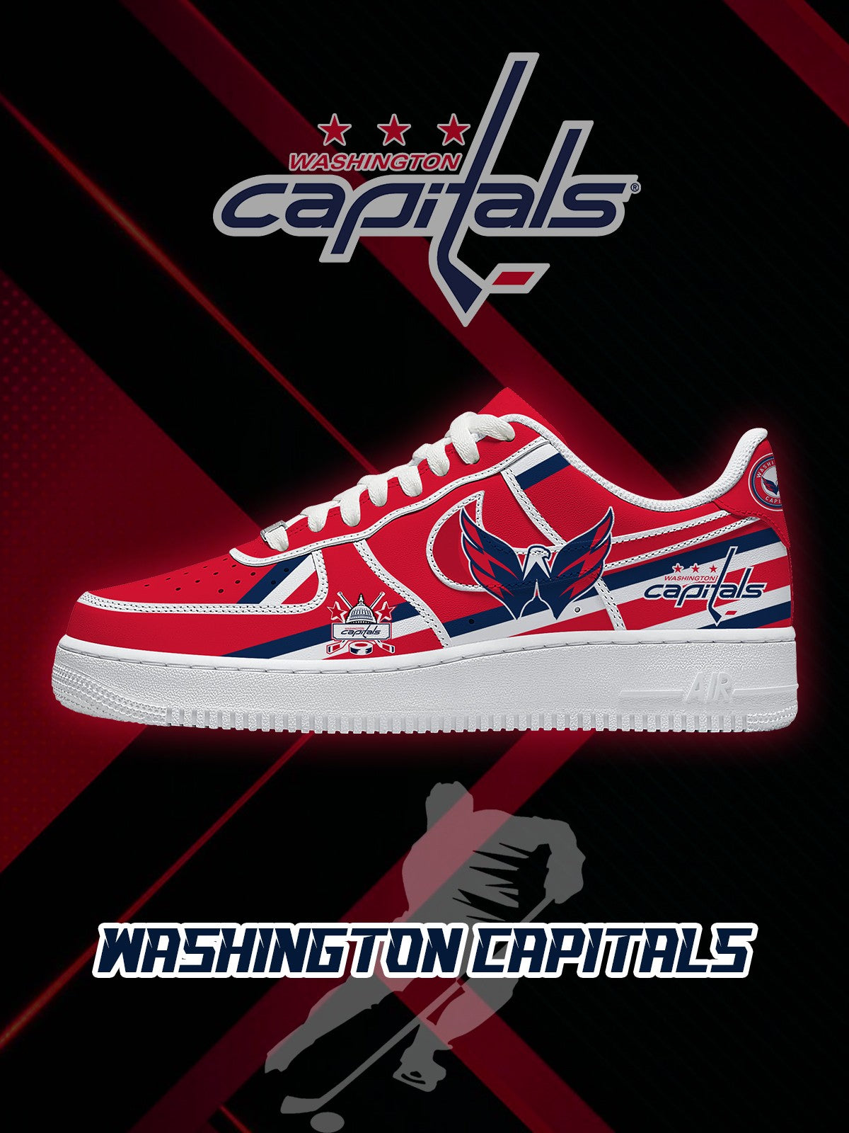 Washington Hockey V.2 Custom Sneakers