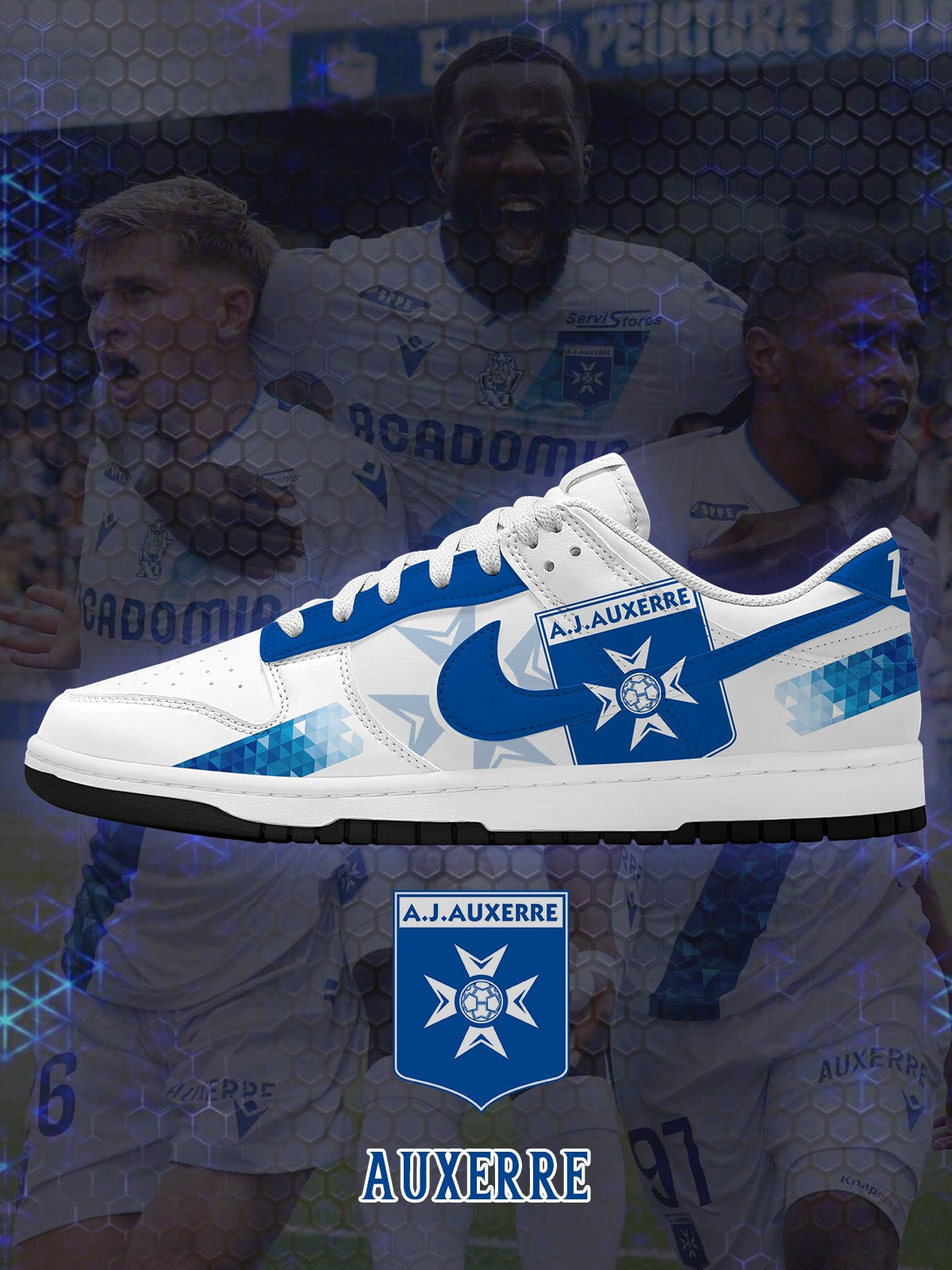 Auxerre V.1 Custom Court-Low Sneakers