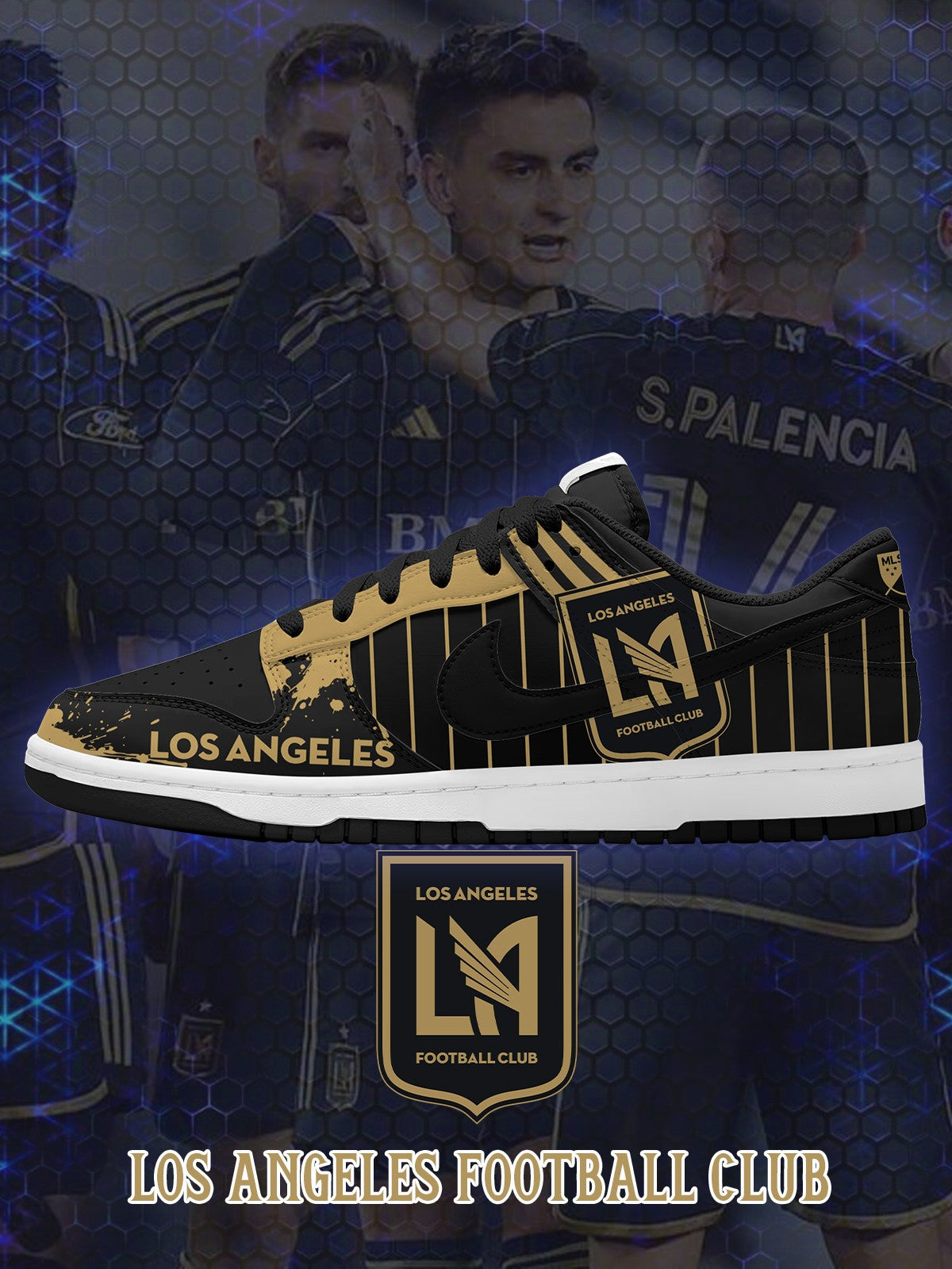 Los Angeles V.1 Custom Court-Low Sneakers