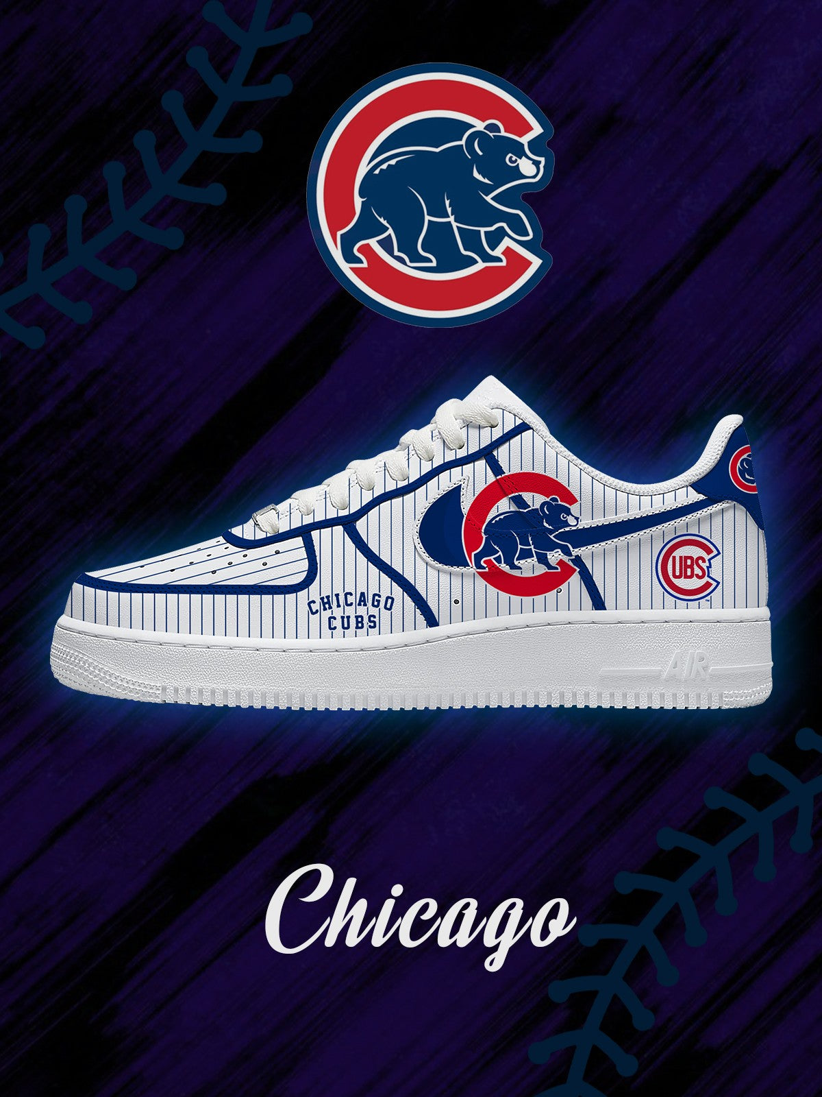 Chicago Baseball V.2 Custom Sneakers