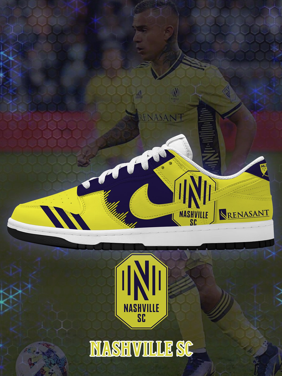 Nashville V.1 Custom Court-Low Sneakers