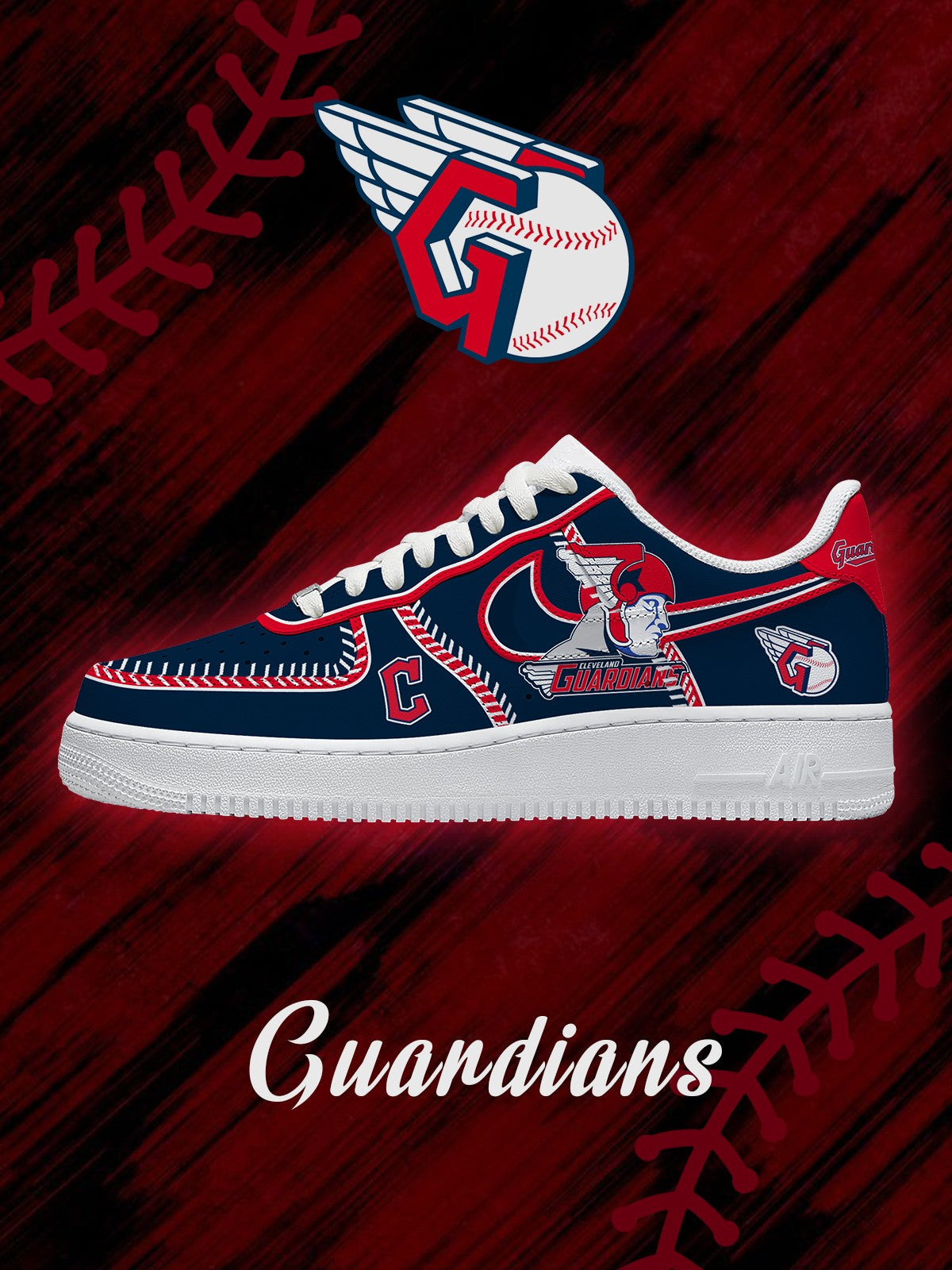 Cleveland Baseball V.2 Custom Sneakers