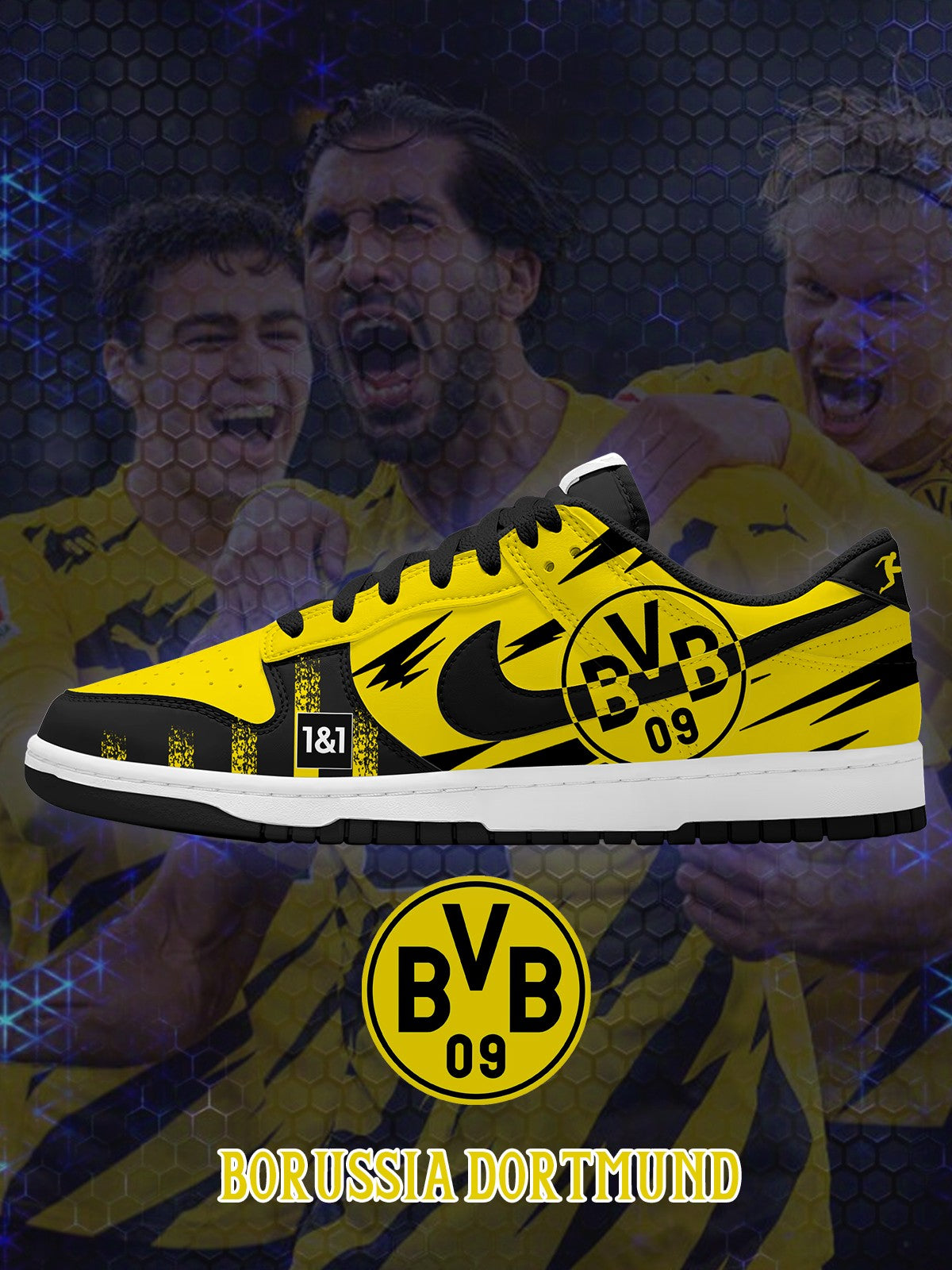 BVB V.1 Custom Court-Low Sneakers