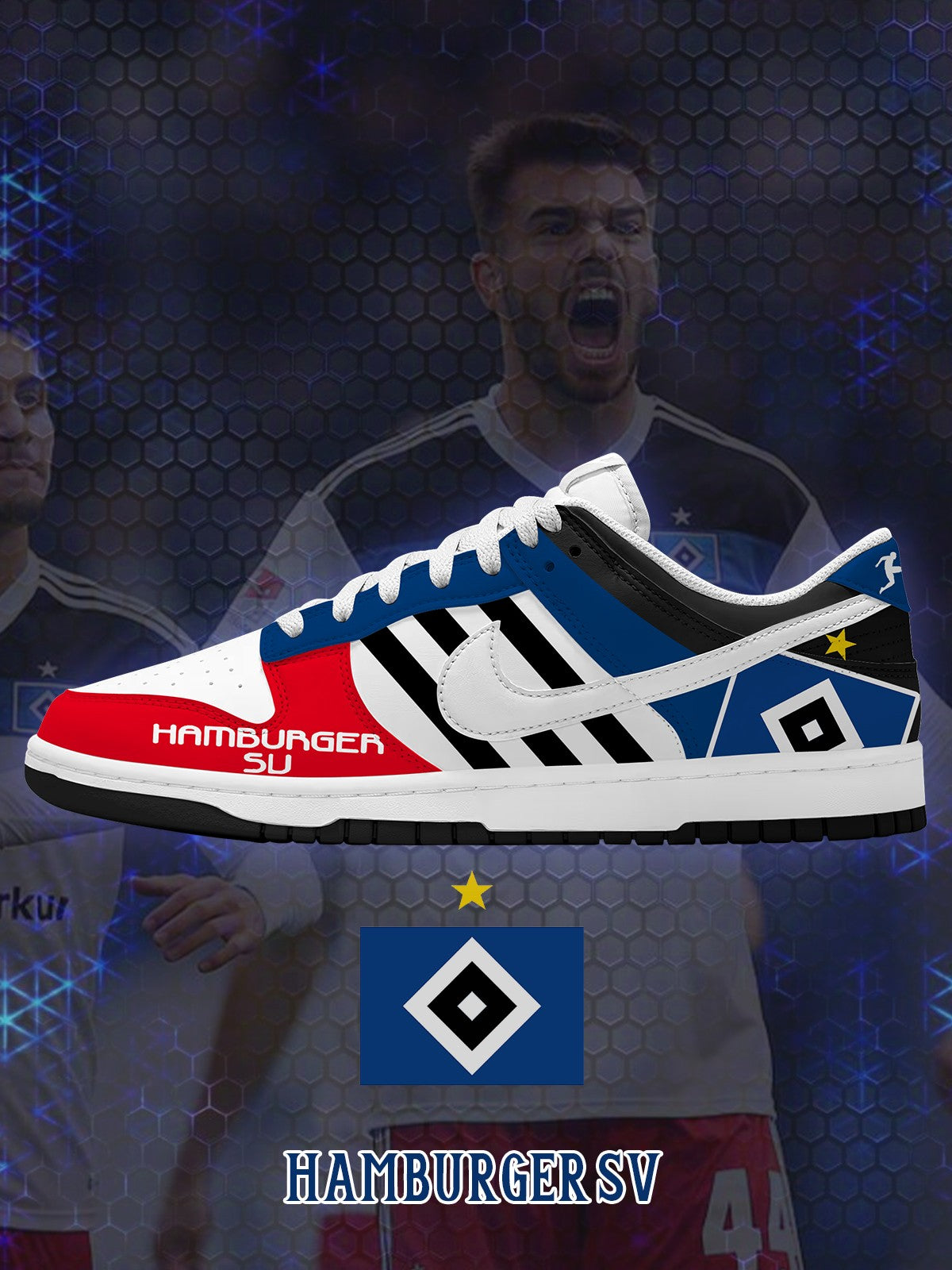 Hamburg V.1 Custom Court-Low Sneakers