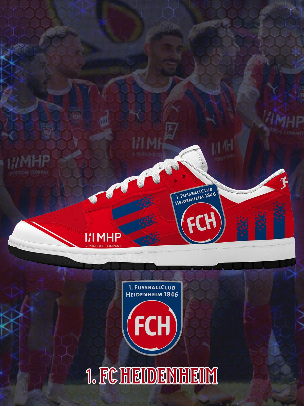 Heidenheim V.1 Custom Court-Low Sneakers