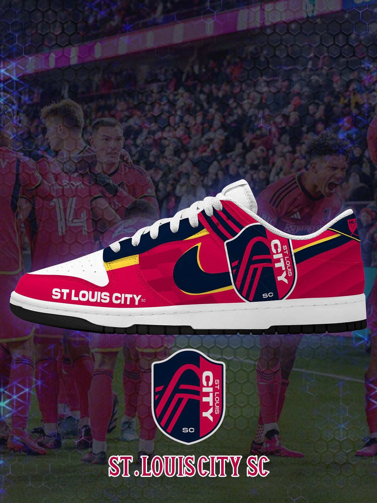 St. Louis V.1 Custom Court-Low Sneakers