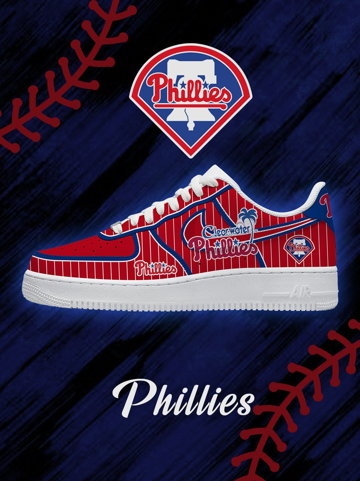 Philadelphia Baseball V.2 Custom Sneakers