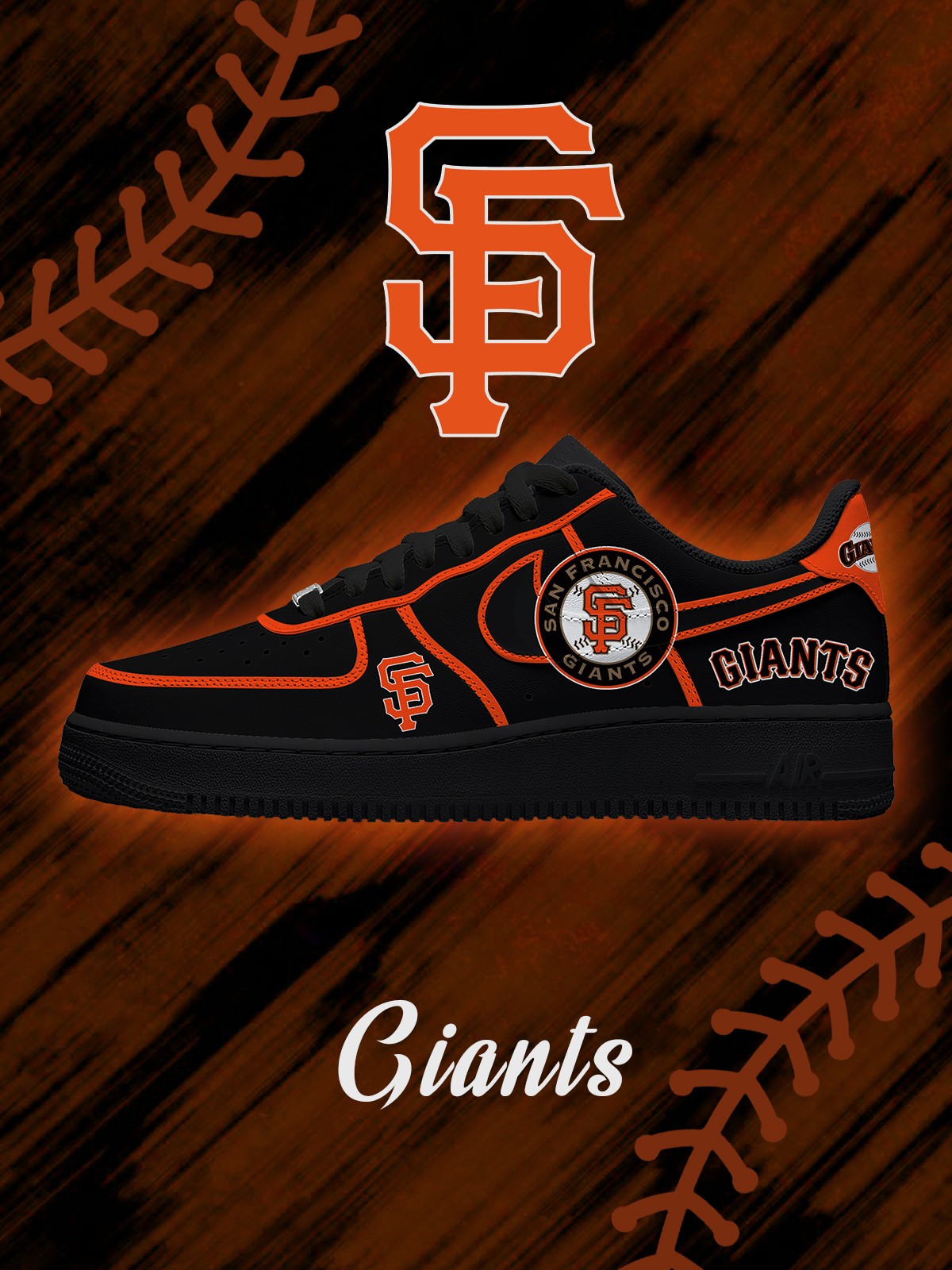 San Francisco Baseball V.2 Custom Sneakers