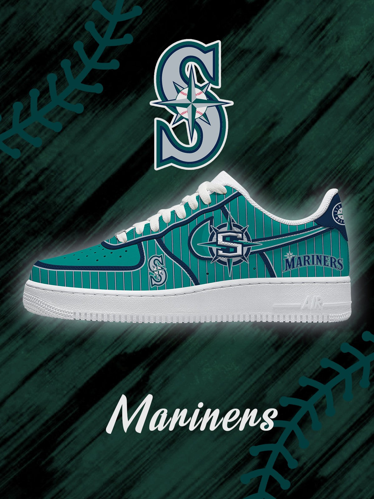 Seattle Baseball V.2 Custom Sneakers