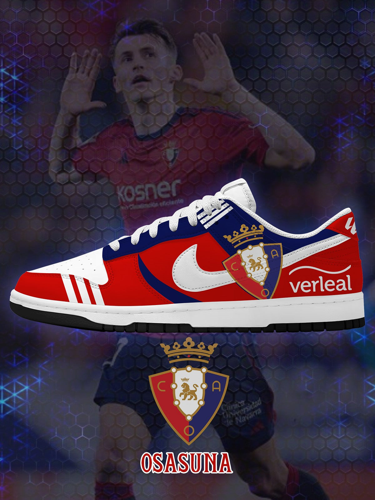 Osasuna V.1 Custom Court-Low Sneakers