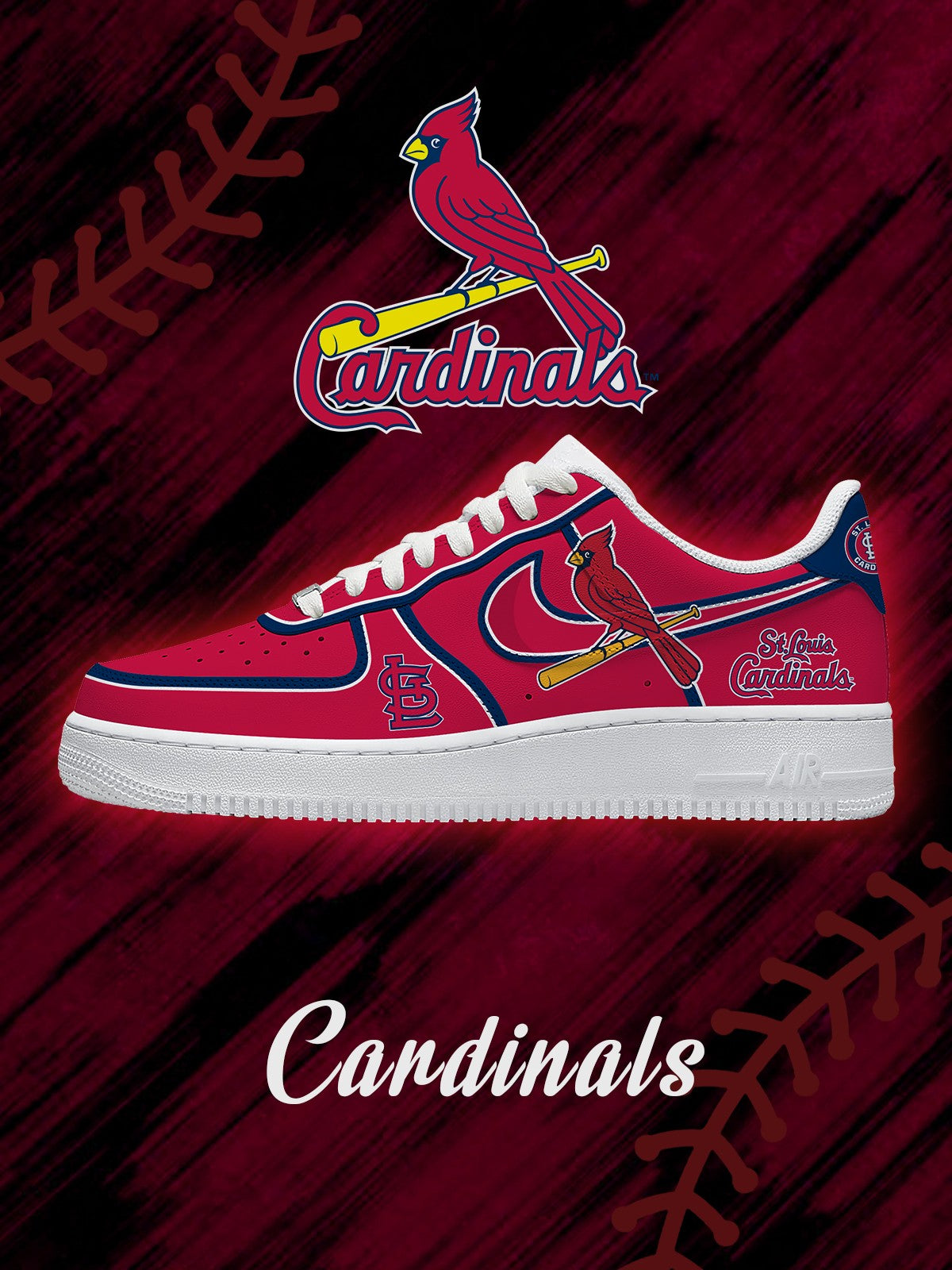 St. Louis Baseball V.2 Custom Sneakers