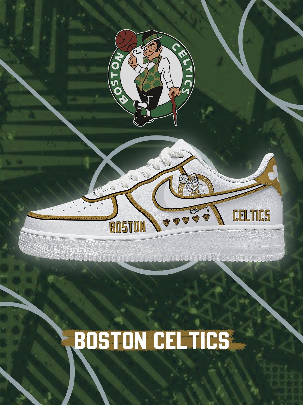 Boston Basketball V.3 Custom Sneakers