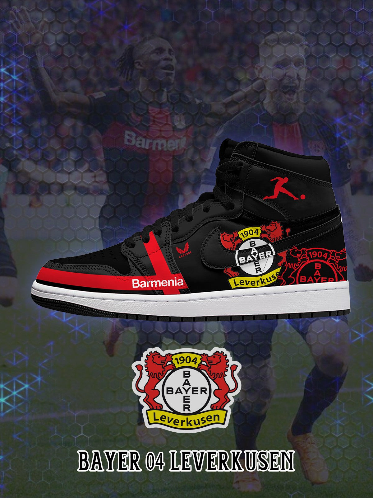 Leverkusen V.1 Custom High-Top Sneakers