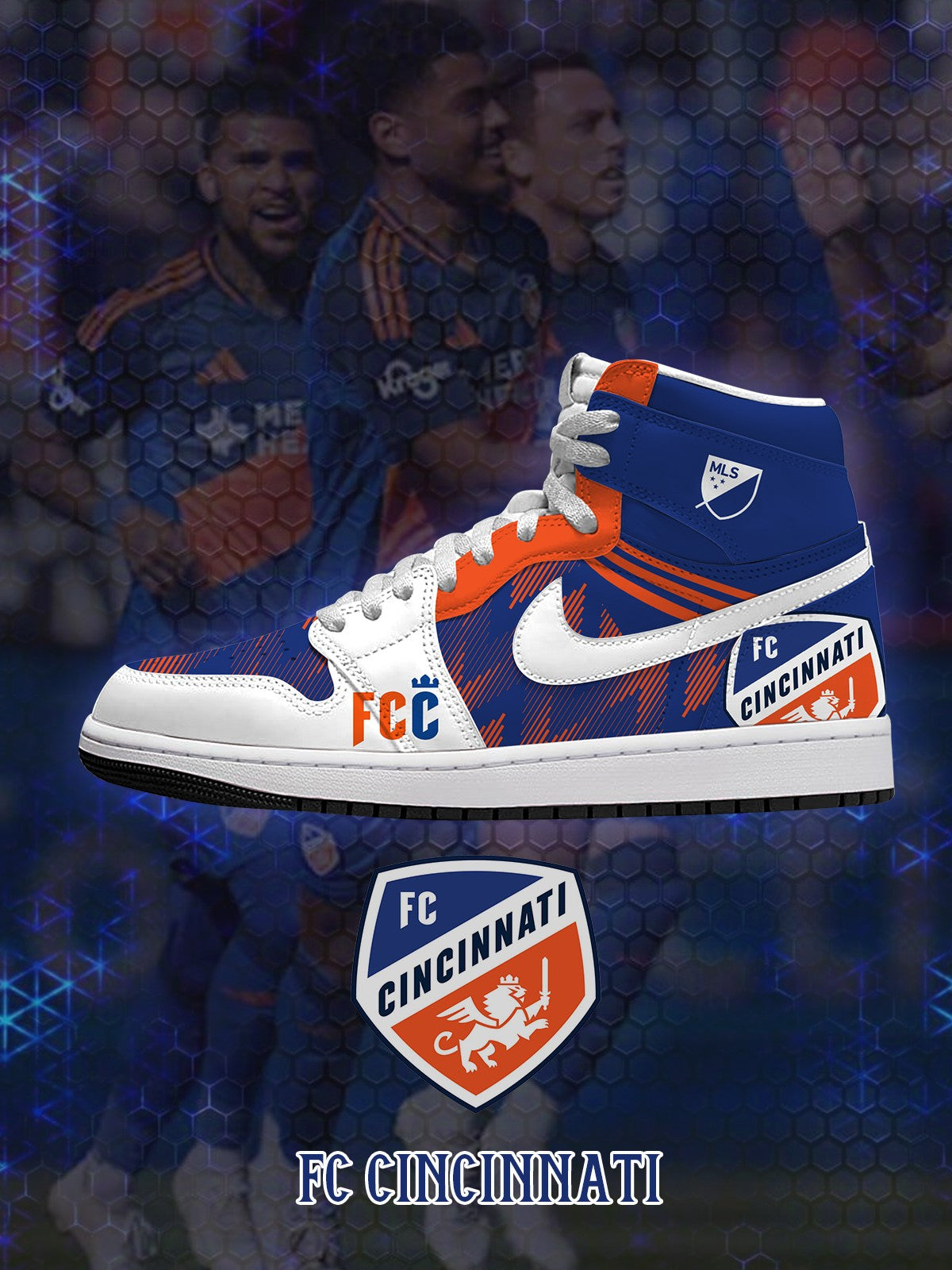 Cincinnati V.1 Custom High-Top Sneakers