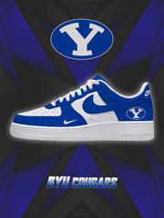 BYU College Custom Sneakers
