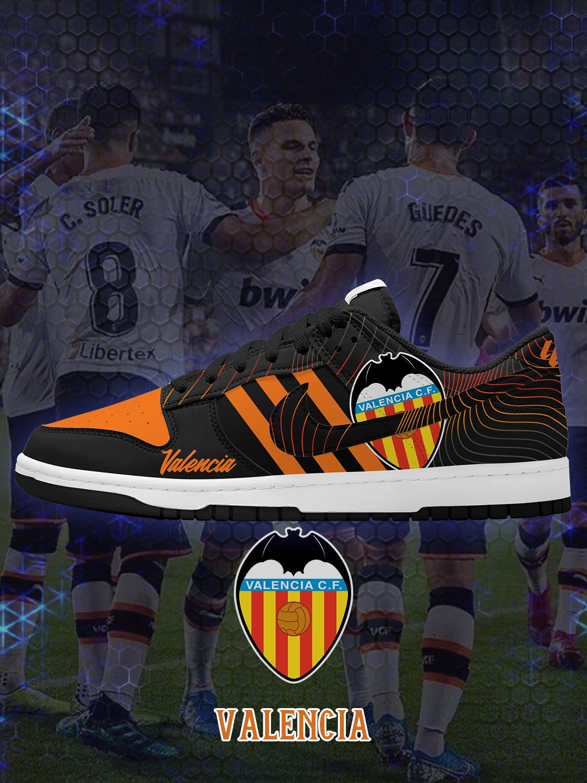 Valencia V.1 Custom Court-Low Sneakers
