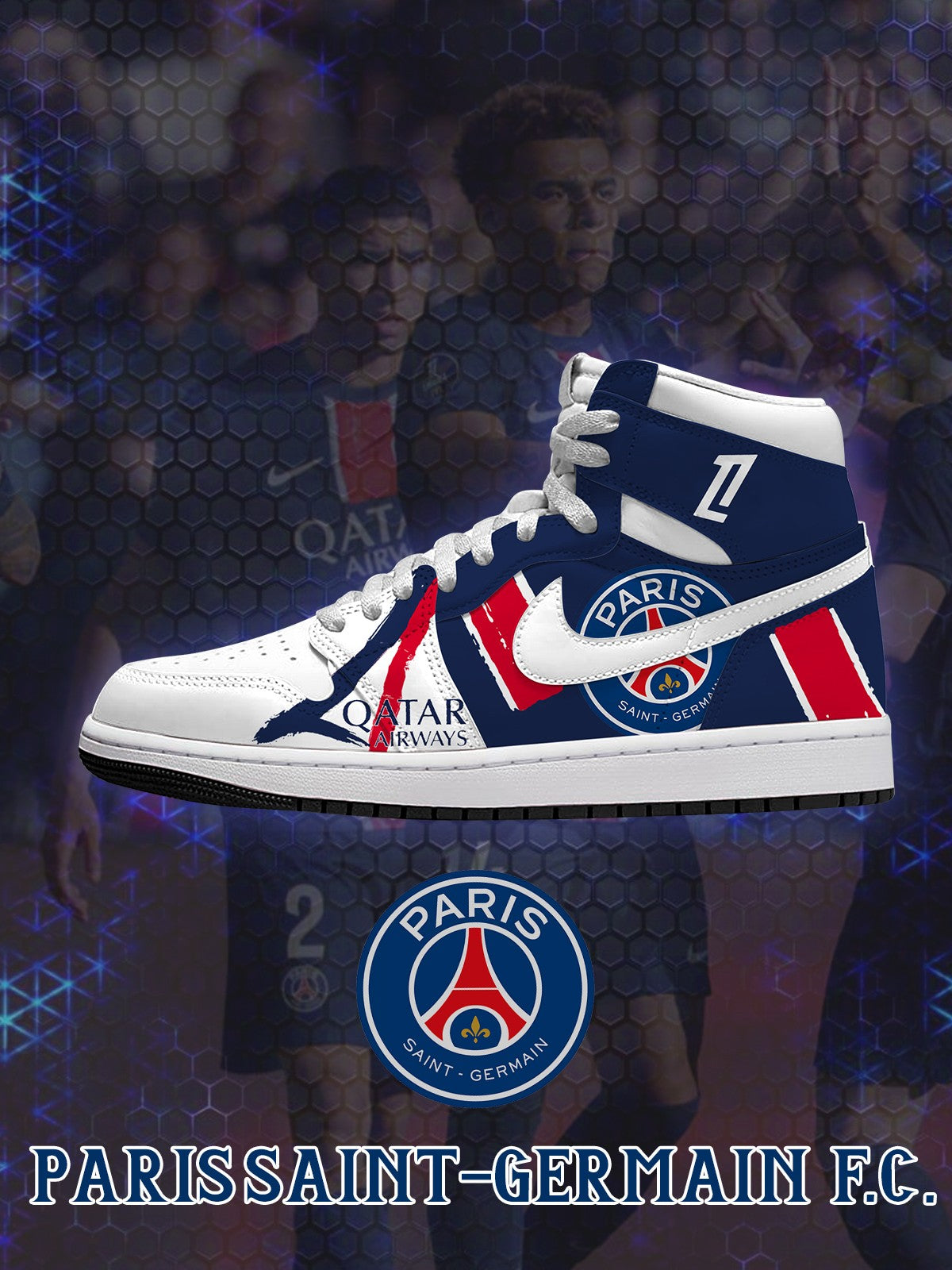 PSG V.1 Custom High-Top Sneakers