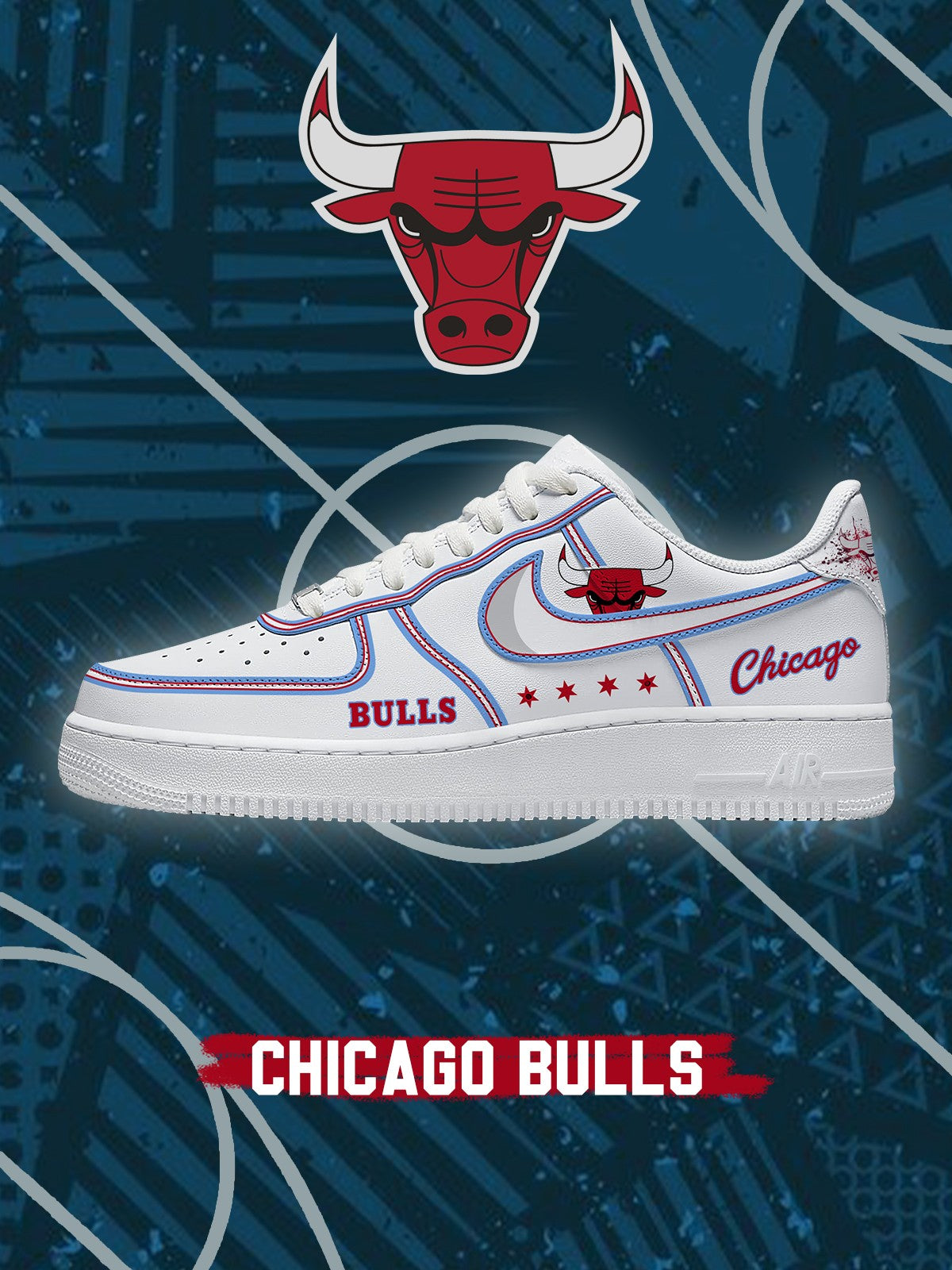Chicago Basketball V.2 Custom Sneakers