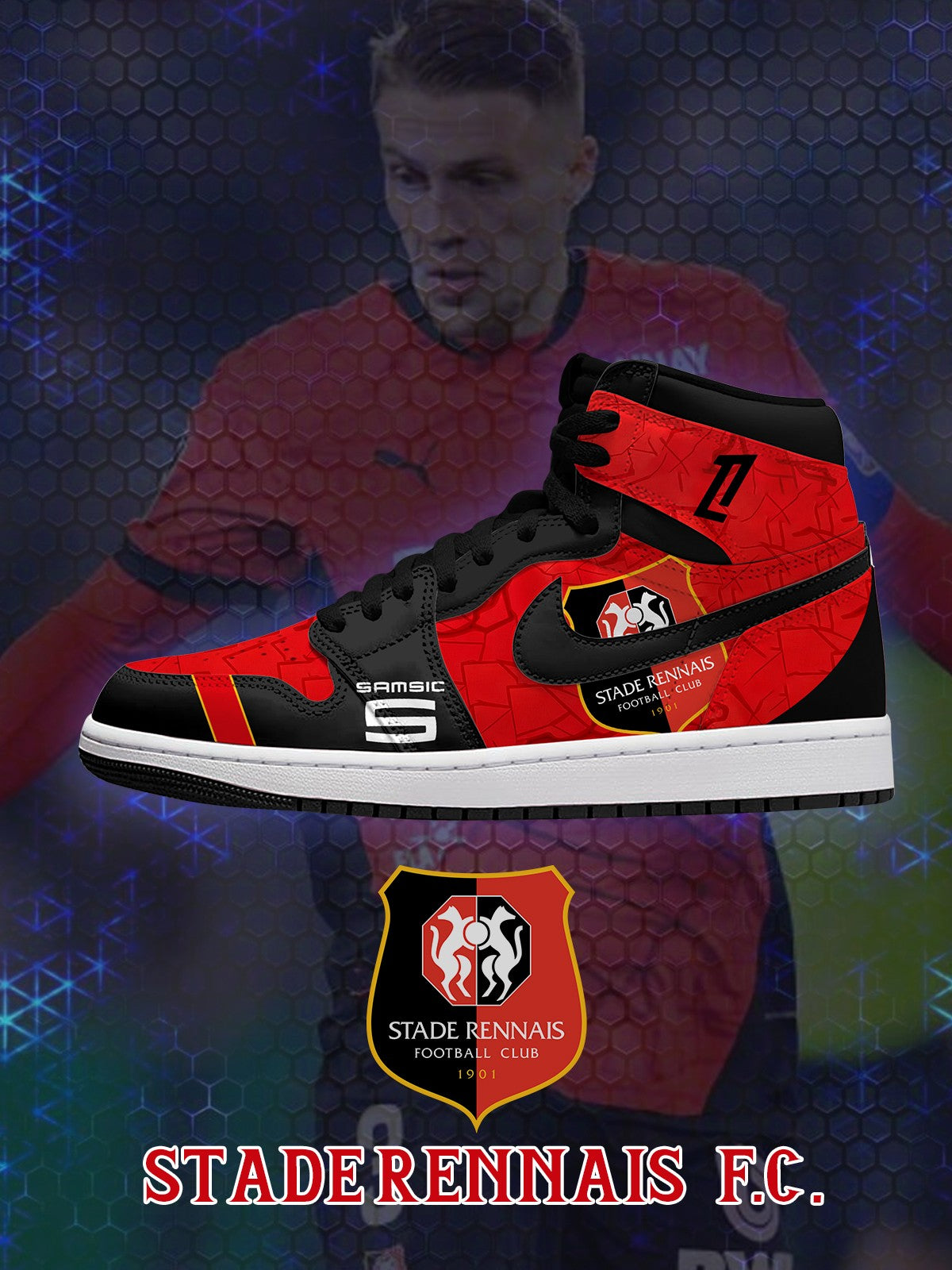 Rennes V.1 Custom High-Top Sneakers