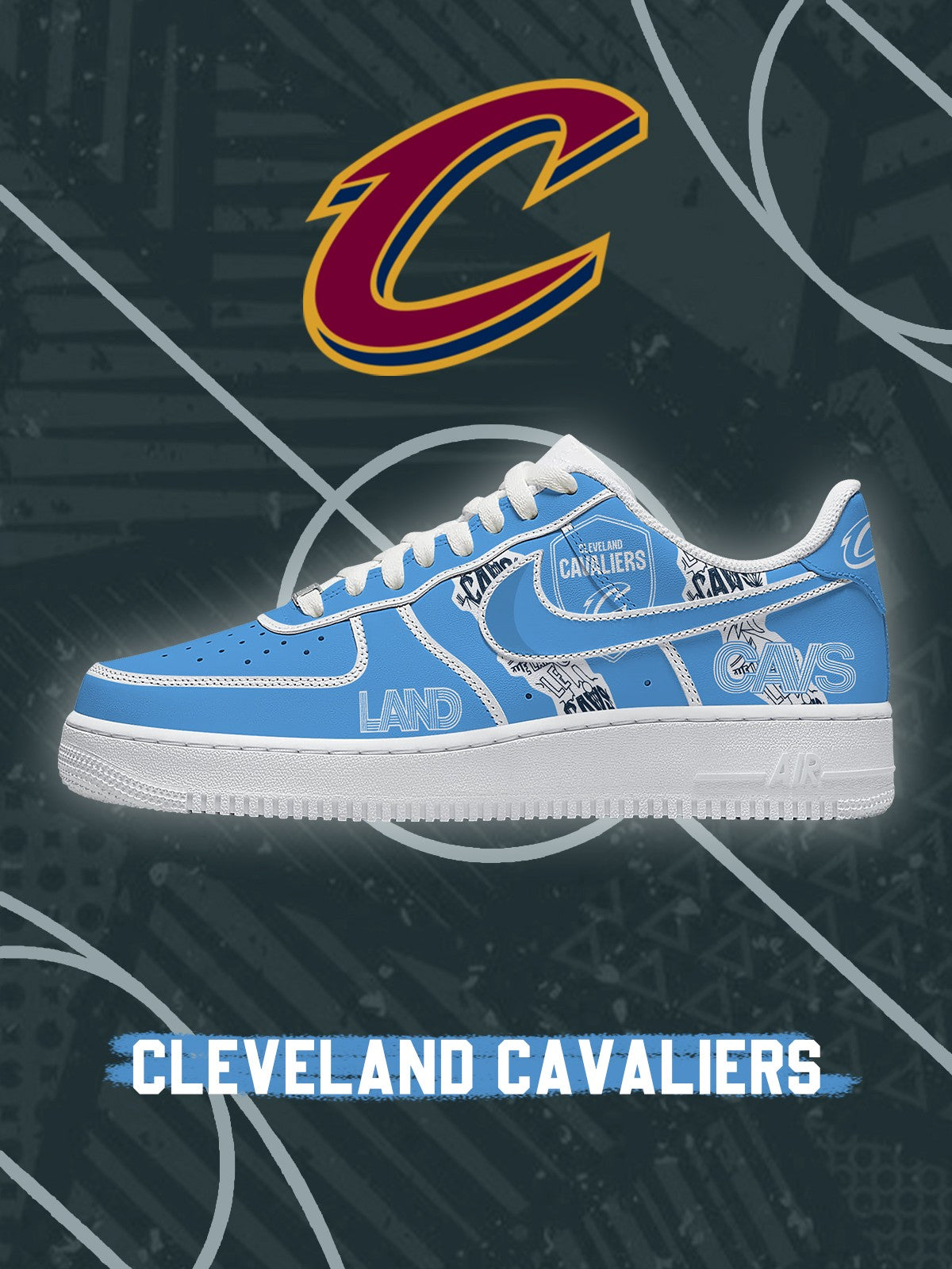 Cleveland Basketball V.2 Custom Sneakers