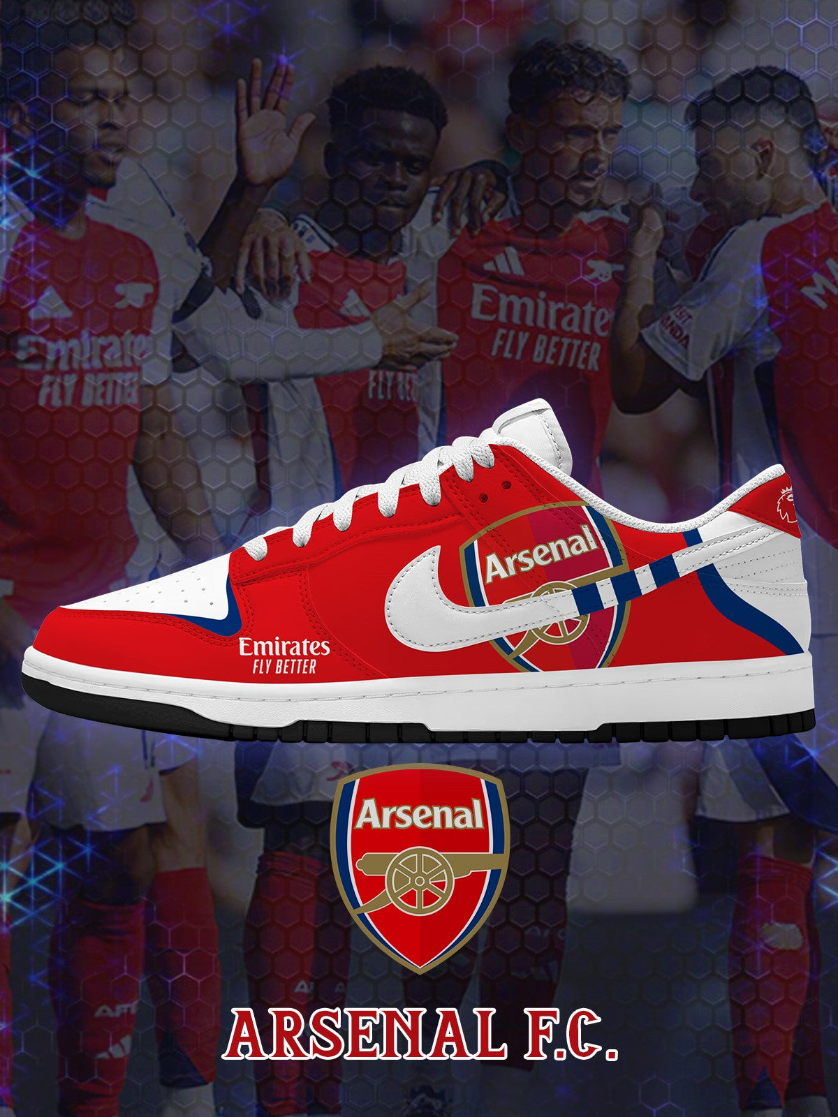 ARS V.1 Custom Court-Low Sneakers