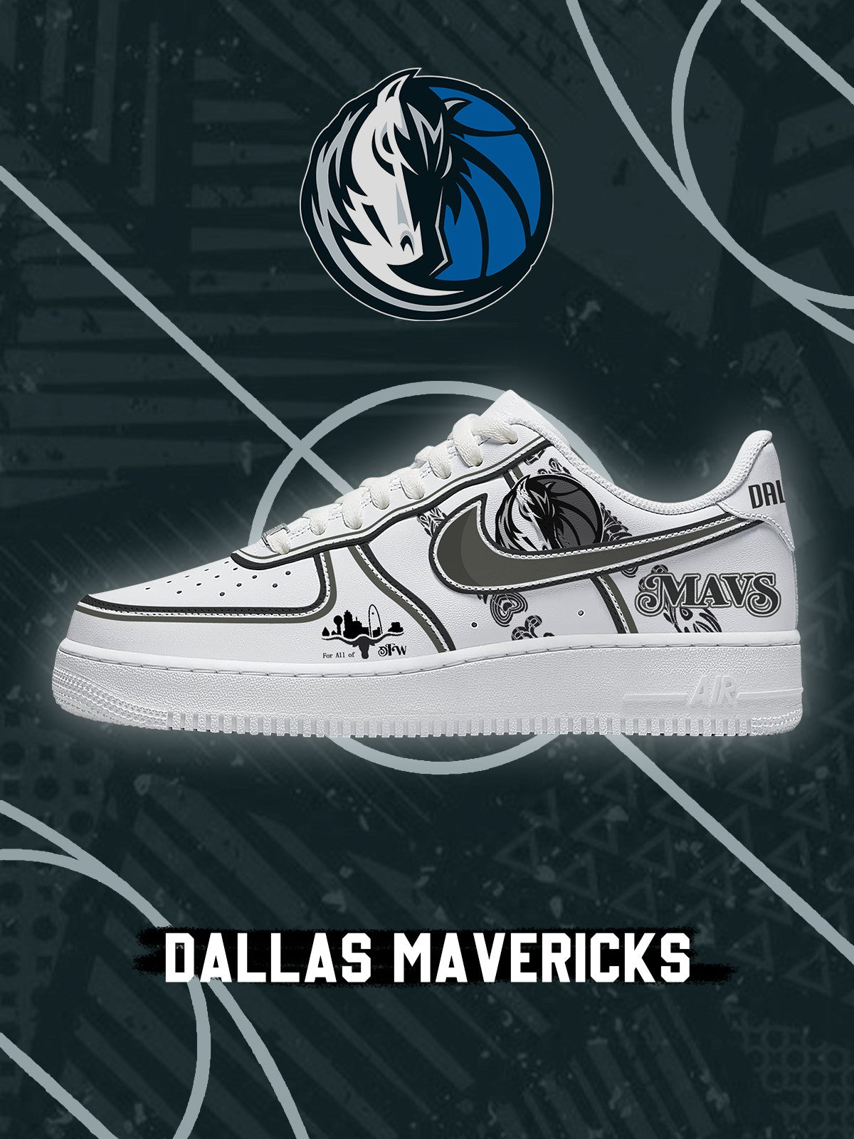 Dallas Basketball V.2 Custom Sneakers
