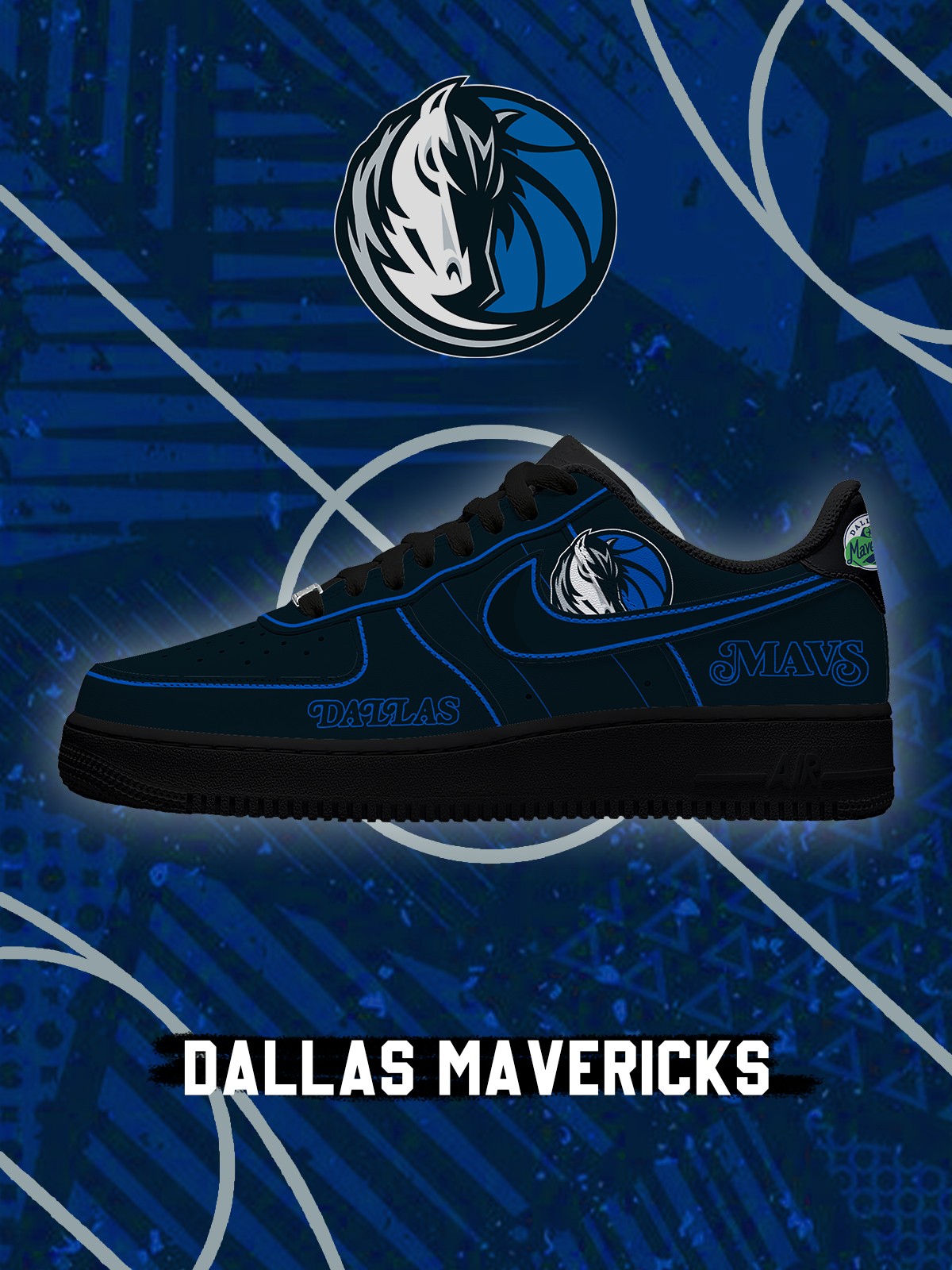 Dallas Basketball V.4 Custom Sneakers