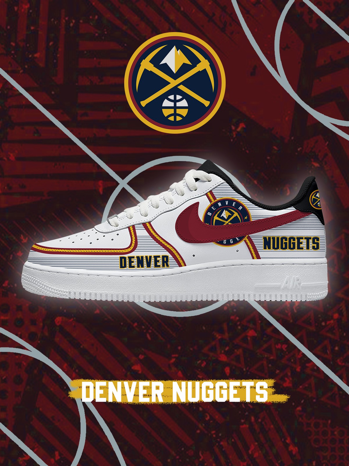 Denver Basketball V.3 Custom Sneakers