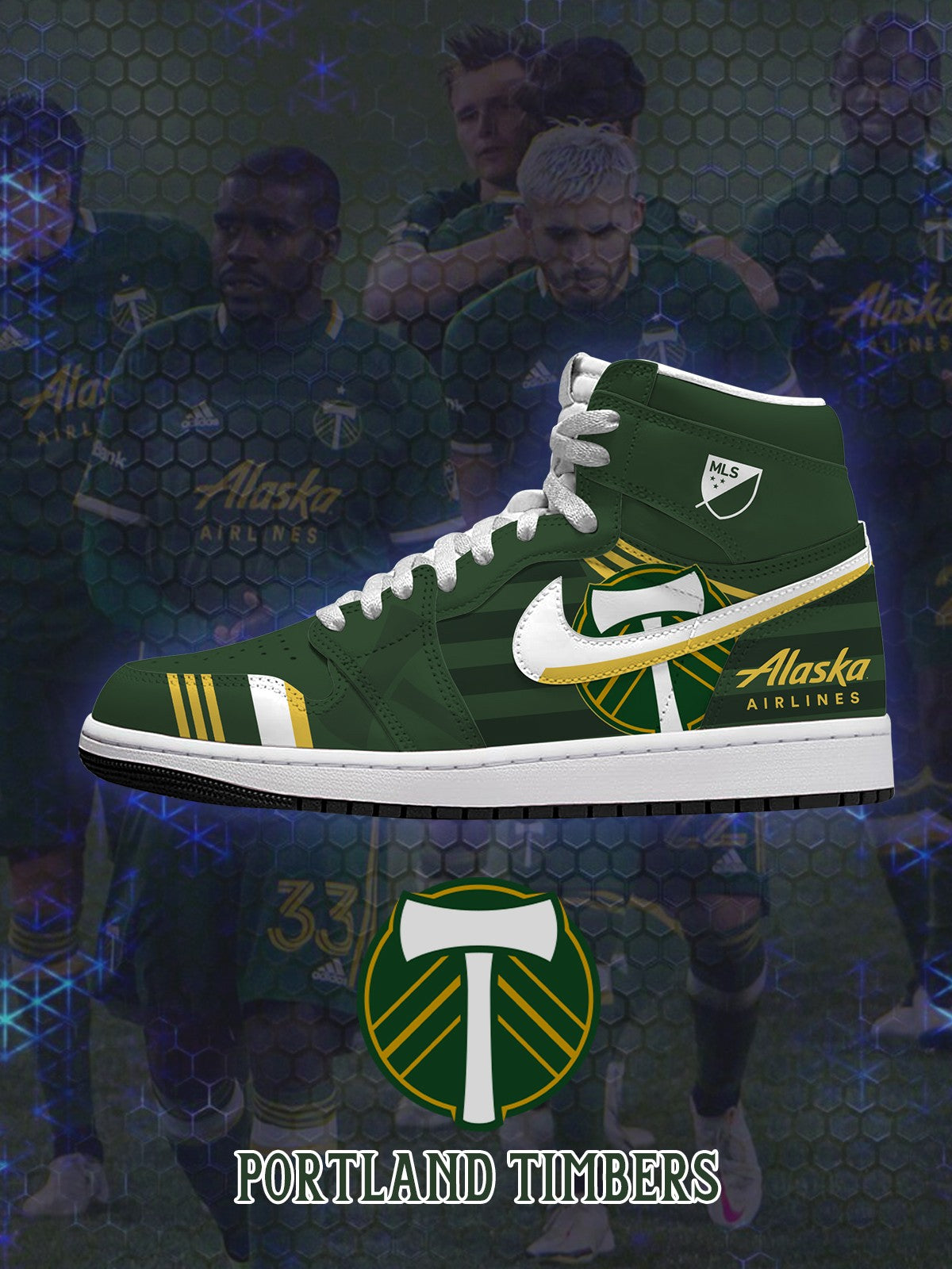 Portland V.1 Custom High-Top Sneakers
