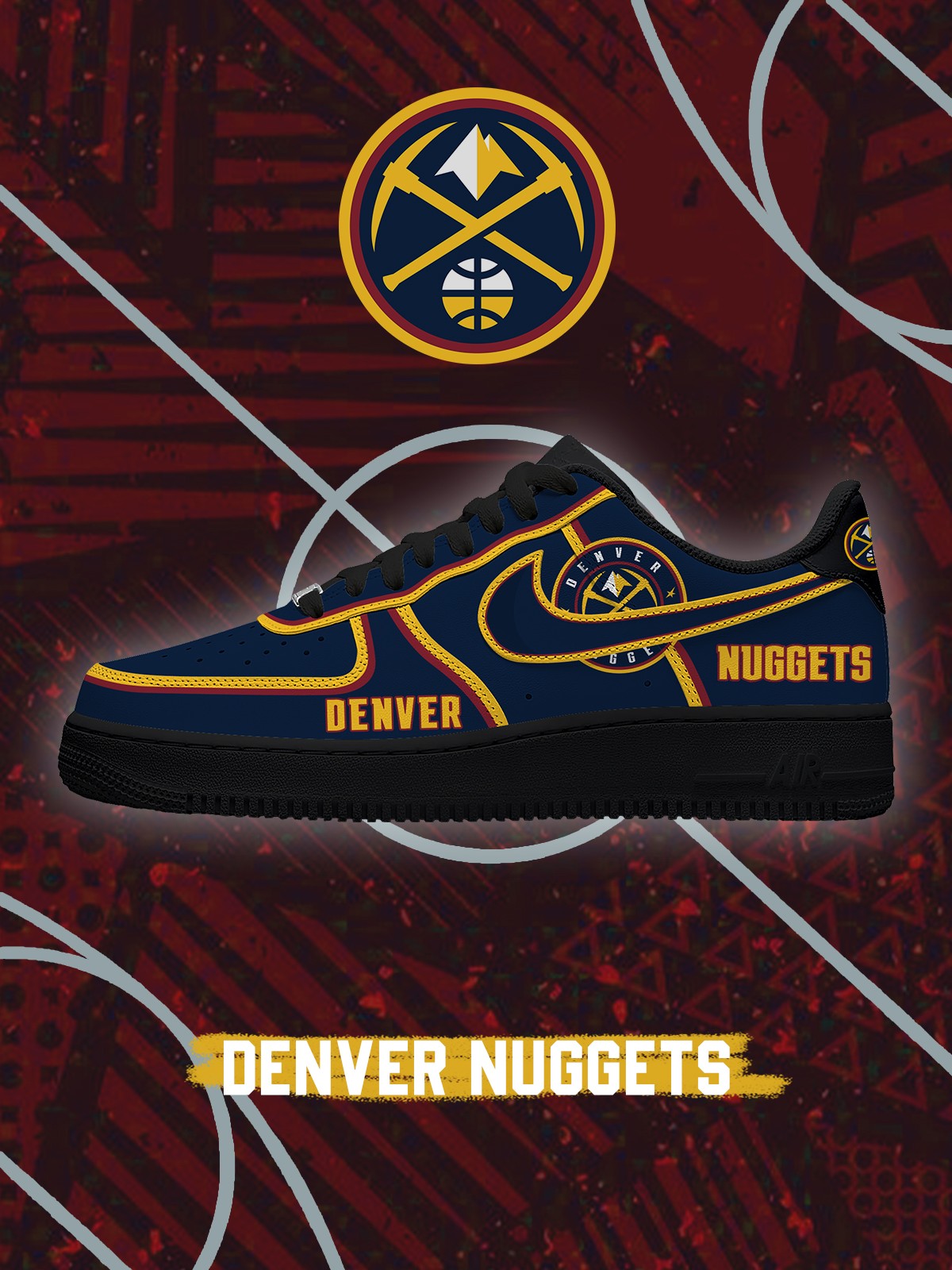 Denver Basketball V.4 Custom Sneakers