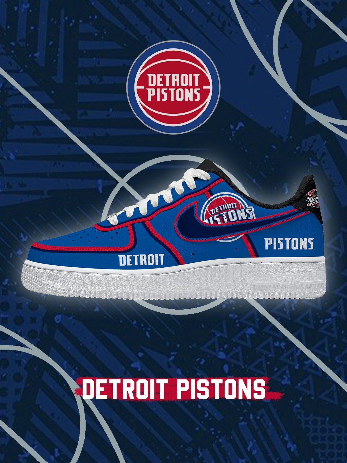 Detroit Basketball V.3 Custom Sneakers