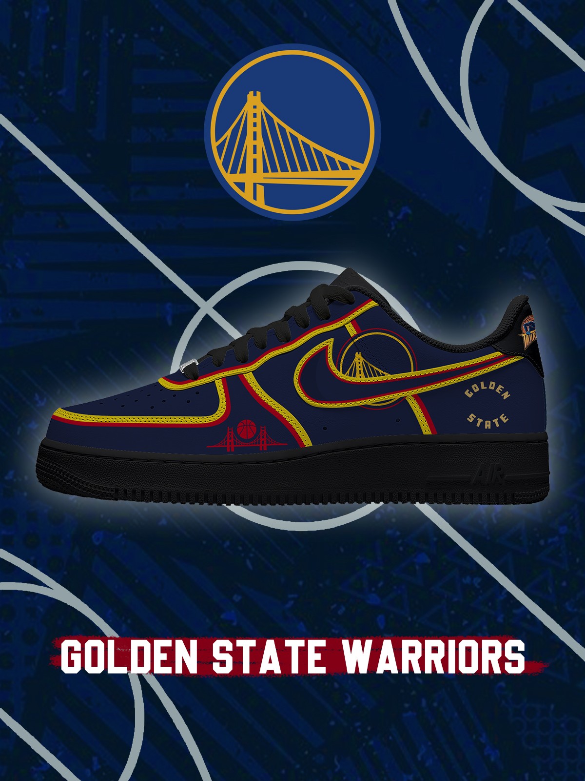 Golden State Basketball V.2 Custom Sneakers